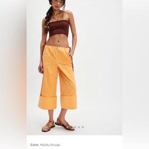 Free People Lula cuff Malibu Orange pant